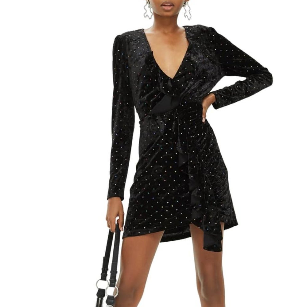 Topshop Black Dress 8 (NWT)